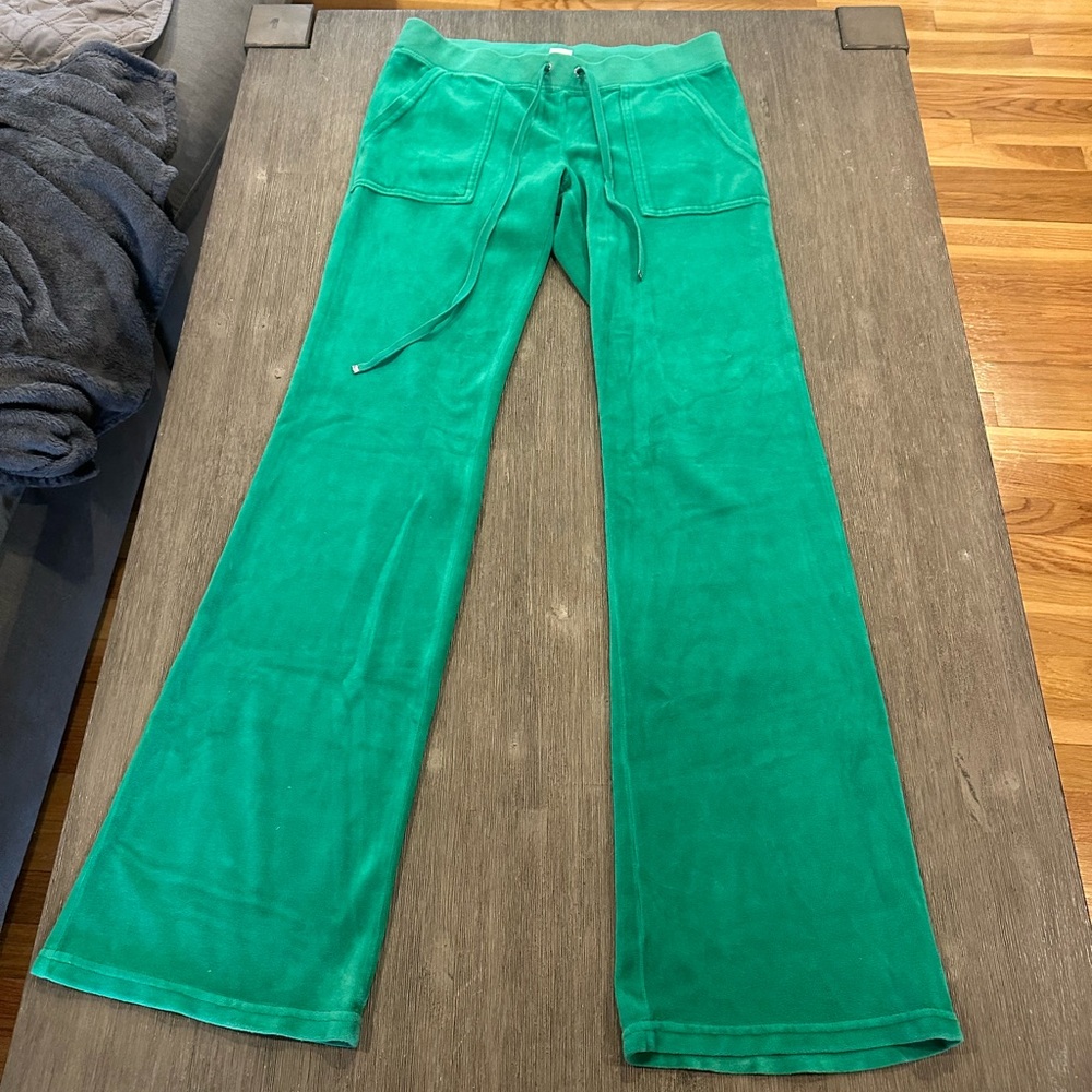 Green velour juicy tracksuit